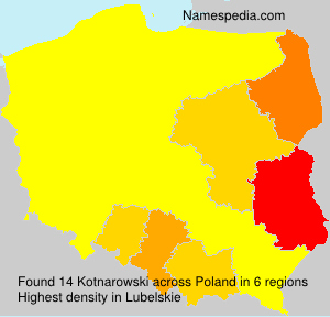 Surname Kotnarowski in Poland Surname Kotnarowski in Poland