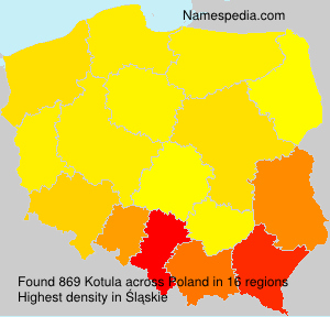 Surname Kotula in Poland Surname Kotula in Poland