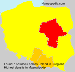 Surname Kotulecki in Poland Surname Kotulecki in Poland