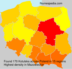 Surname Kotulska in Poland Surname Kotulska in Poland