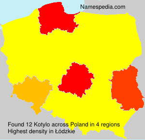 Surname Kotylo in Poland Surname Kotylo in Poland