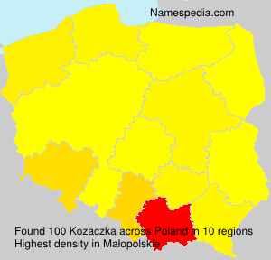Surname Kozaczka in Poland Surname Kozaczka in Poland