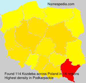 Surname Kozdeba in Poland Surname Kozdeba in Poland
