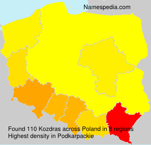 Surname Kozdras in Poland Surname Kozdras in Poland