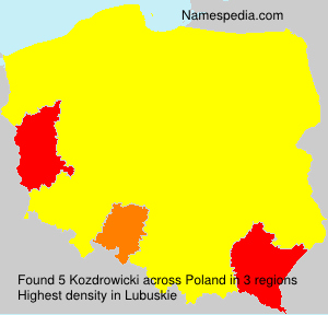 Surname Kozdrowicki in Poland Surname Kozdrowicki in Poland