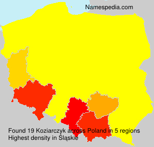 Surname Koziarczyk in Poland Surname Koziarczyk in Poland