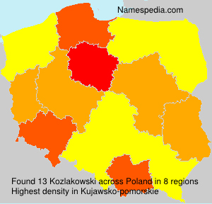 Surname Kozlakowski in Poland Surname Kozlakowski in Poland