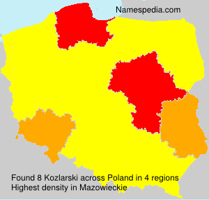 Surname Kozlarski in Poland Surname Kozlarski in Poland