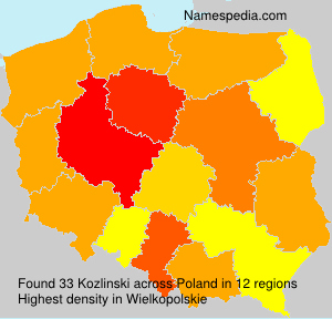 Surname Kozlinski in Poland Surname Kozlinski in Poland