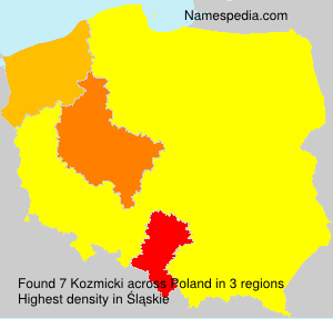 Surname Kozmicki in Poland Surname Kozmicki in Poland