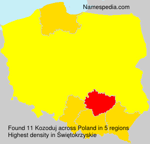 Surname Kozoduj in Poland Surname Kozoduj in Poland