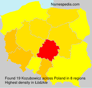 Surname Kozubowicz in Poland Surname Kozubowicz in Poland