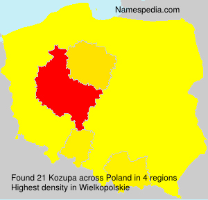 Surname Kozupa in Poland Surname Kozupa in Poland