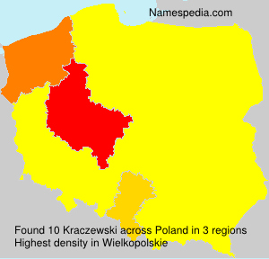 Surname Kraczewski in Poland Surname Kraczewski in Poland