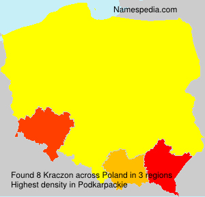 Surname Kraczon in Poland Surname Kraczon in Poland