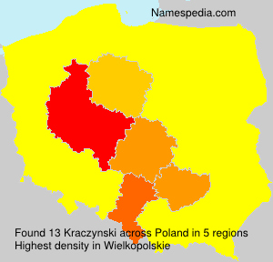 Surname Kraczynski in Poland Surname Kraczynski in Poland