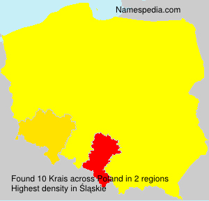 Surname Krais in Poland Surname Krais in Poland