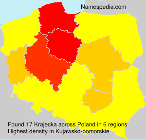 Surname Krajecka in Poland