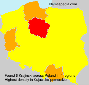 Surname Krajinski in Poland Surname Krajinski in Poland