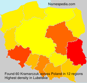 Surname Kramarczuk in Poland Surname Kramarczuk in Poland