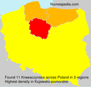 Surname Krawaczynska in Poland Surname Krawaczynska in Poland