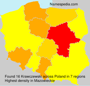 Surname Krawczewski in Poland Surname Krawczewski in Poland