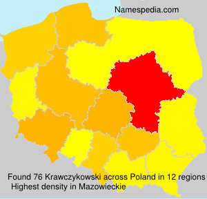 Surname Krawczykowski in Poland Surname Krawczykowski in Poland