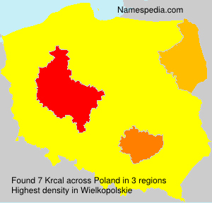 Surname Krcal in Poland Surname Krcal in Poland