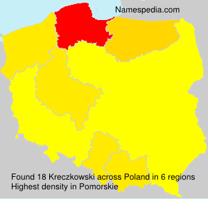 Surname Kreczkowski in Poland Surname Kreczkowski in Poland