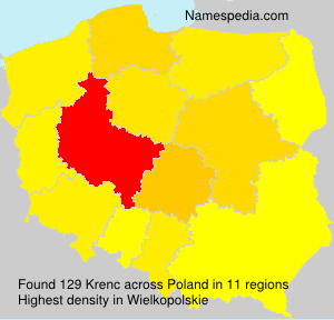Surname Krenc in Poland Surname Krenc in Poland