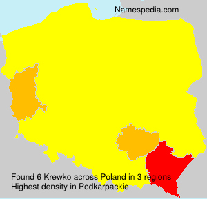 Surname Krewko in Poland Surname Krewko in Poland