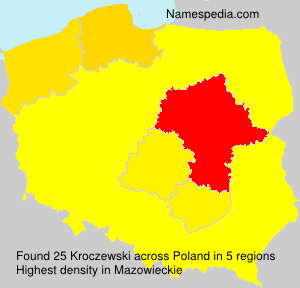 Surname Kroczewski in Poland Surname Kroczewski in Poland