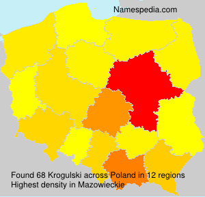 Surname Krogulski in Poland Surname Krogulski in Poland