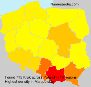 Surname Krok in Poland Surname Krok in Poland