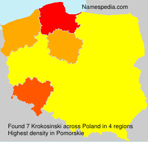 Surname Krokosinski in Poland Surname Krokosinski in Poland
