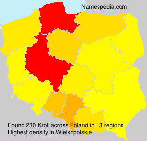 Surname Kroll in Poland Surname Kroll in Poland
