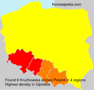 Surname Kruchowska in Poland Surname Kruchowska in Poland