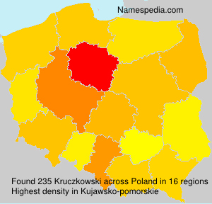 Surname Kruczkowski in Poland Surname Kruczkowski in Poland