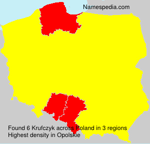 Surname Krufczyk in Poland Surname Krufczyk in Poland