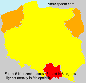 Surname Kruszenko in Poland Surname Kruszenko in Poland