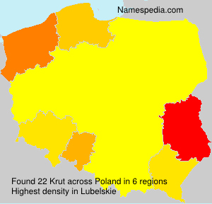 Surname Krut in Poland Surname Krut in Poland