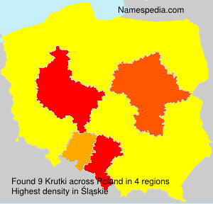Surname Krutki in Poland Surname Krutki in Poland