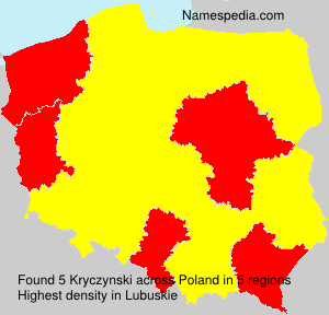 Surname Kryczynski in Poland Surname Kryczynski in Poland