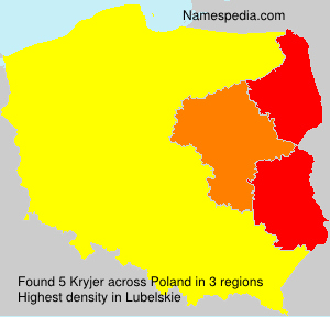 Surname Kryjer in Poland Surname Kryjer in Poland