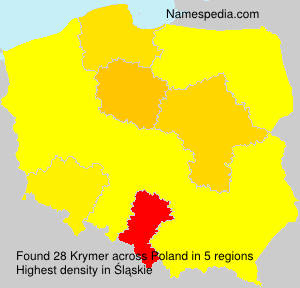 Surname Krymer in Poland Surname Krymer in Poland