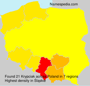 Surname Krypciak in Poland Surname Krypciak in Poland