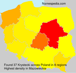 Surname Krystecki in Poland Surname Krystecki in Poland