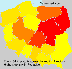 Surname Krysztofik in Poland Surname Krysztofik in Poland