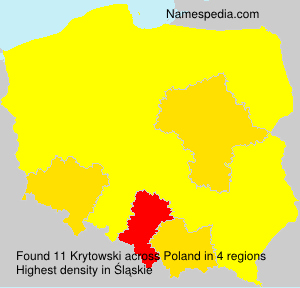 Surname Krytowski in Poland Surname Krytowski in Poland