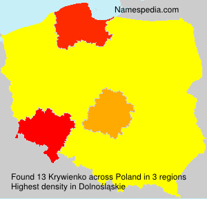 Surname Krywienko in Poland Surname Krywienko in Poland